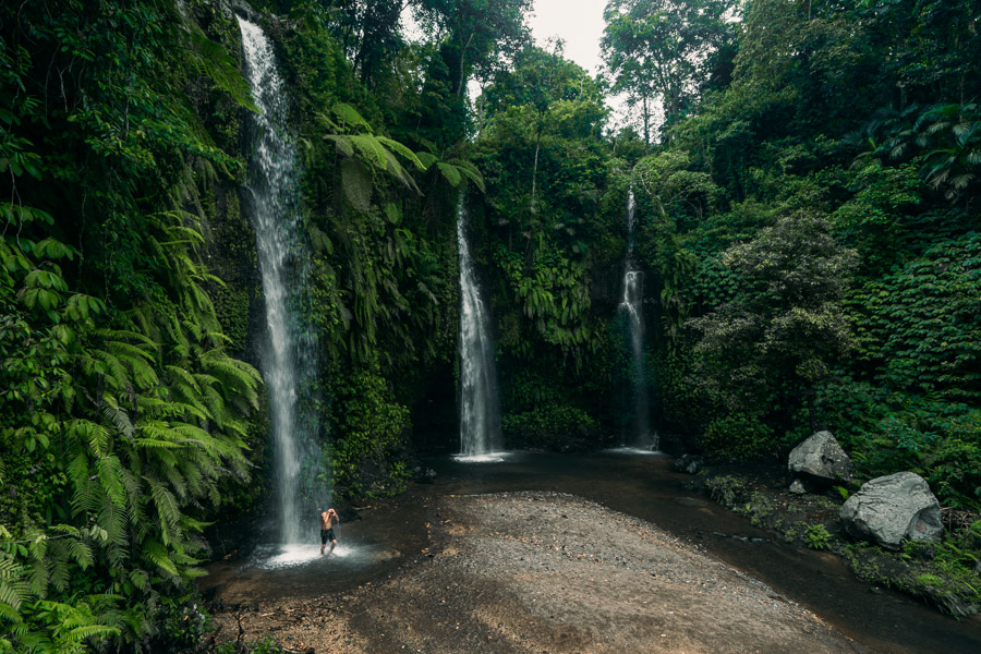 BENANG STOKEL WATERFALL IN LOMBOK THREE FALLS Journey Era