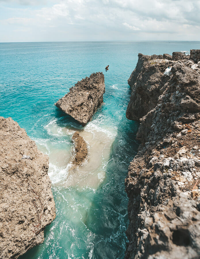 Bali cliff jump