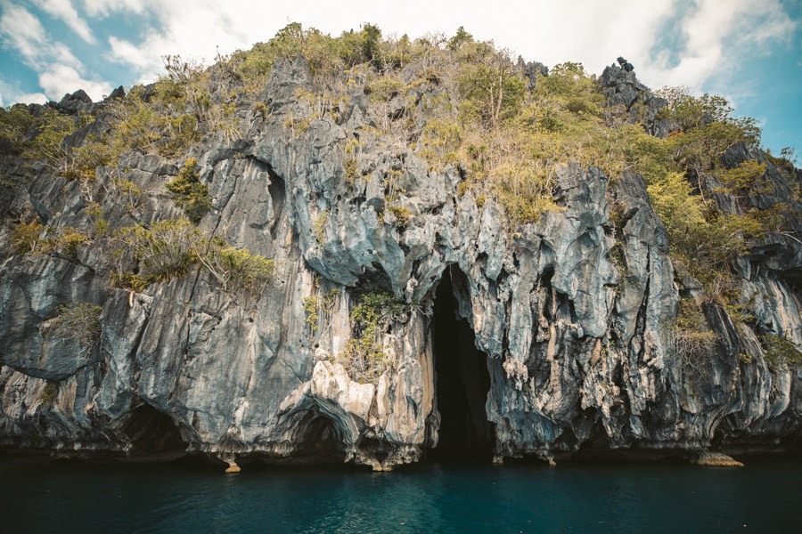 The Cathedral Cave On Pinasil Island In El Nido
