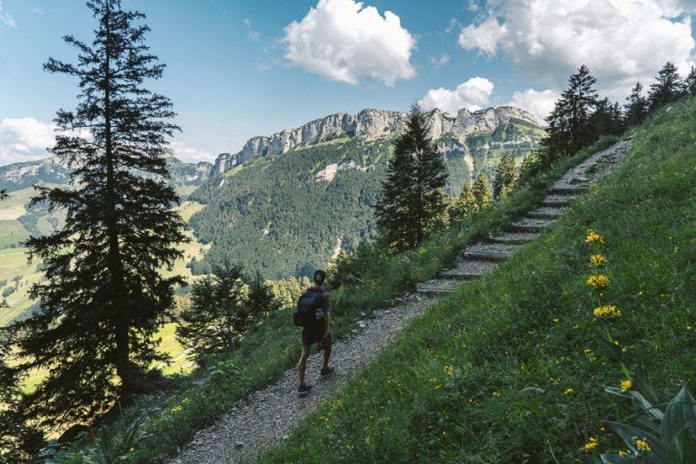 Hiking the Schäfler Ridge Trail & Schäfler Mountain Hut in Alpstein ...