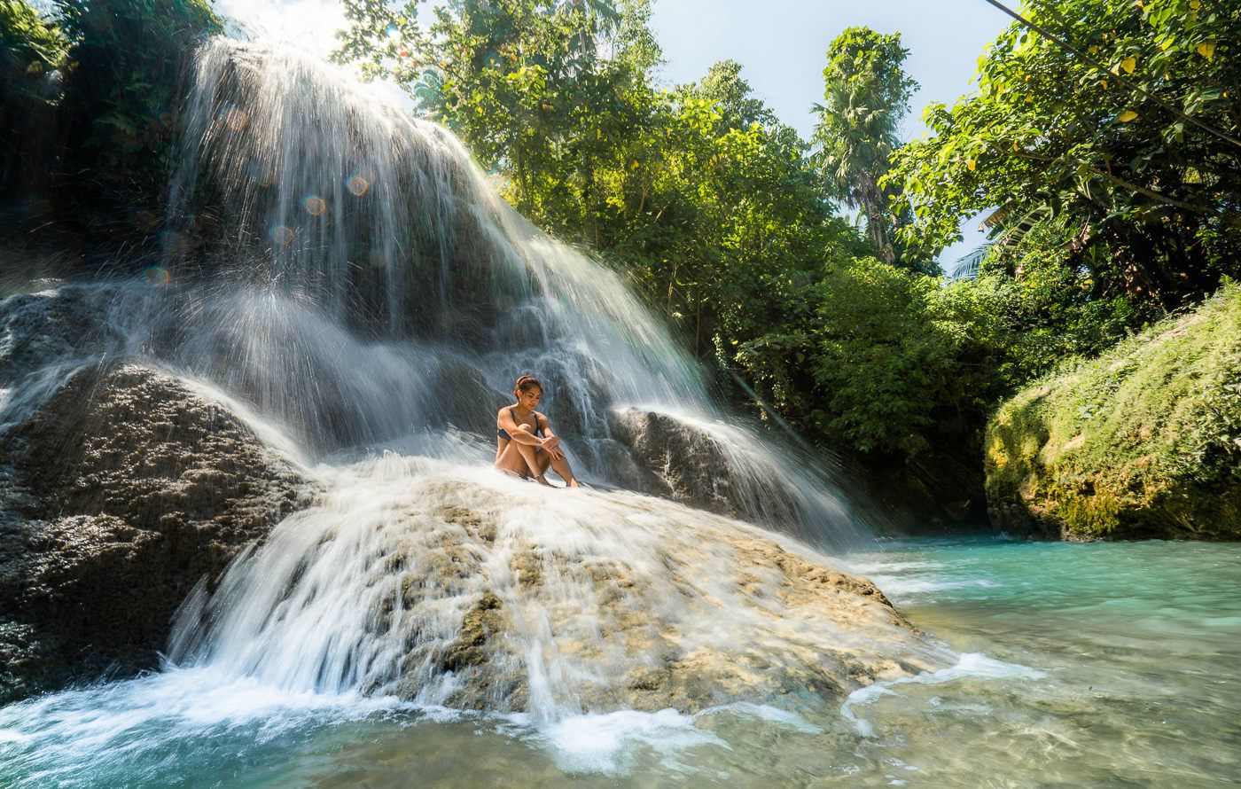 Lusno Falls In Cebu: Hidden Waterfall