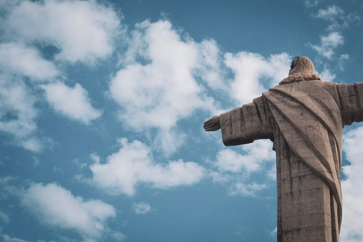 Cristo Rei Viewpoint in Madeira: Christ the King Statue
